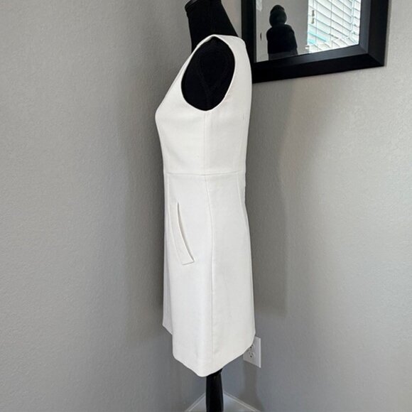 DVF Diane Von Furstenberg Carpreena Mini Shift Dress White Sz 2 - Picture 12 of 16